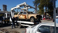 Bornova’da hurda araç operasyonu